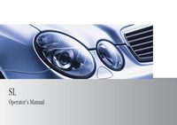 2009 Mercedes-Benz SL Class Manuel d'utilisation