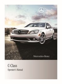 2010 Mercedes-Benz C Class Manuel d'utilisation