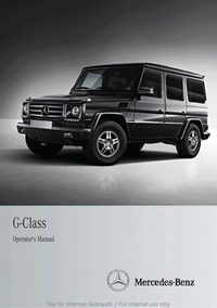 2013 Mercedes-Benz G Class Manuel d'utilisation